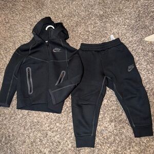 Nike Kids Black Sweatpants & Hoodie Set